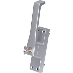 Perno de Puerta Izquierdo DIN 970Z con Barra Redonda de Aleación Ligera de 10 mm, Anodizado Plateado, Producto FUHR Hook & Rails - Product Image 3