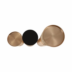 Bougeoir élégant en métal doré Centre de table décoratif Bougeoir moderne en fer pour décoration de salon et de chambre à coucher - Product Image 4