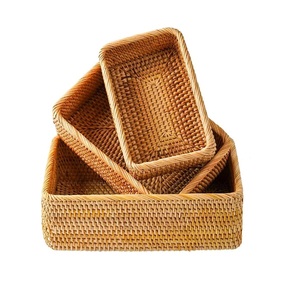 Fabricante y exportador de cesta de ratán DE LA India, cesta hecha a mano de buena calidad, gran oferta, cesta de ratán de lujo al por mayor - Product Image 1