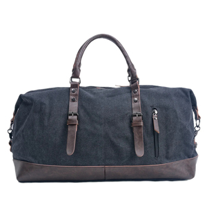 Large Capacity Canvas Cotton <b>Duffel</b> <b>Bag</b> Logo Custom Printed <b>Travel</b> <b>Duffel</b> <b>Bag</b> for Sports - Product Image 3