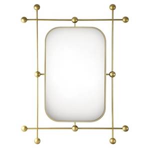 Latest Design Double Layer Rectangle Metal <b>Frame</b> Wall <b>Mirror</b> (<b>Gold</b>) - Product Image 5