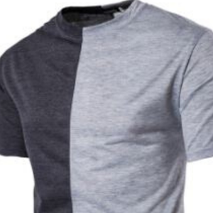 2025 dernière conception pas cher prix Logo personnalisé impression plaine deux couleurs t-shirt homme femme - Product Image 6