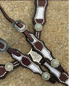 Ensemble de clous en cuir occidental traditionnel à la demande durable et confortable pour les chevaux avec emballage personnalisé - Product Image 3