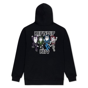 Custom Unisex <b>Oversized</b> Be Kind <b>Hoodie</b> <b>Black</b> Minimal Streetwear Adjustable drawstring hood with front kangaroo pocket OEM Custom - Product Image 2