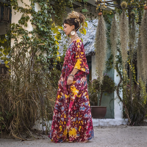 Hand Tie Dye <b>Kaftan</b> Simple Dress Stylish Elegant Holiday Dress Evening Dress Loose Fit Daily Party Vacation Dinner Women <b>Kaftan</b> - Product Image 2