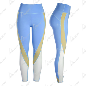 Leggings de Yoga de Cintura Elástica y Largo Completo - Ropa Deportiva de Cintura Alta de Spandex/Poliéster para Mujer, Gimnasio, Correr, Entrenamiento, Venta al por Mayor de Fábrica - Product Image 3