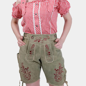 Tendance authentique Lederhosen conception personnalisée tissu de qualité supérieure allemand Oktoberfest tenue bavaroise vente en gros OEM - Product Image 1