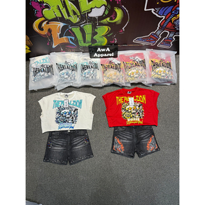 Conjunto de Camiseta sin Mangas y Pantalones Cortos de Verano para Hombre, 100% Algodón, Secado Rápido, Impresión Digital de Alta Calidad, Colores Personalizables, OEM - Product Image 2