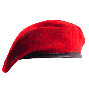 Bérets en laine pure de qualité authentique, nouveau chapeau tendance pour uniforme, béret en feutre de laine pour hommes et femmes, casquette d'uniforme - Product Image 1