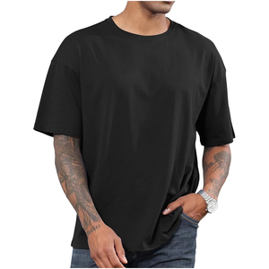 2025เสื้อยืดผู้ชายผ้าฝ้าย100% ขนาดใหญ่พิเศษพิมพ์ซับลิเมชันสีพื้นเสื้อยืดโอเวอร์ไซส์ออกแบบได้ตามที่ต้องการน้ำหนักมาก - Product Image 4