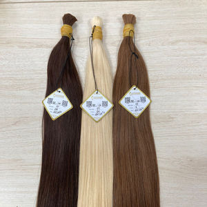 Cuticle Aligned Vietnamese Human Hair 100% Remy Bulk Hair Extension Double Drawn high quality - Product Image 1