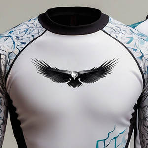 Protège-éruptions cutanées personnalisé de qualité supérieure pour hommes, élasthanne/polyester respirant, prix de gros, couleur personnalisée - Product Image 3