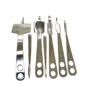 Ensemble de rétracteurs Hohmann 7 pièces en acier inoxydable, instruments chirurgicaux manuels, ensembles de chirurgie, certifiés CE, garantie du fabricant de 5 ans - Product Image 1