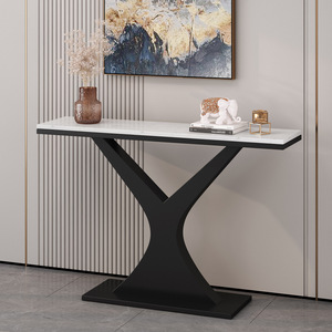 Hotel Furniture Stone <b>Top</b> Iron Legged Decorative <b>Table</b> CST031 - Product Image 3