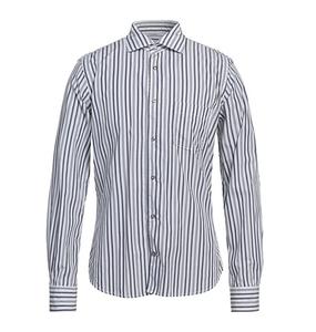 Chemise à manches longues rayée pour homme, 100% coton, tissu tissé formel, 220 grammes, pour les bureaux, les fêtes, disponible en toutes tailles - Product Image 1