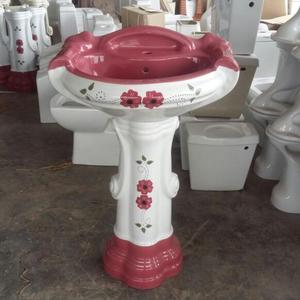 อ่างล้างมือแท่นอิสระหินเทียมรูปทรงกระบอกทรงกลมสีขาวหินอ่อนใช้ในห้องน้ำ - Product Image 3