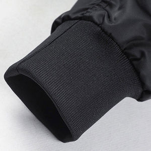 Veste bomber pour homme en cuir sur mesure en gros OEM, à épaules tombantes, mode, coupe ajustée décontractée - Product Image 6