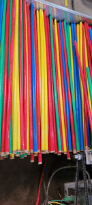Bâtons en bois mélange PVC manche de balai en bois pour outils de nettoyage et accessoires balais pelles à poussière balais et pelles à poussière - Product Image 5