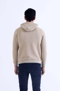 Sudadera con capucha de alta calidad, jersey de lana gruesa de gran tamaño, suelta, personalizada, 350gsm, sudadera recortada, sudaderas con capucha de talla grande para hombre - Product Image 6