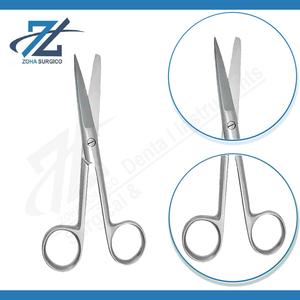 Ciseaux de dressage Supercut en acier inoxydable manuel réutilisable certifié CE émoussé/pointu droit 165mm Instruments chirurgicaux pour - Product Image 3