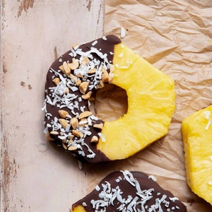 Ananas enrobé de chocolat noir |   Exportateur de Snacks aux Fruits Naturels - Product Image 3