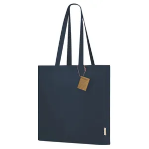 Borsa Tote in Cotone Riciclato Lovarin, Gadget Sostenibile, Articolo Promozionale Ecologico - Product Image 5