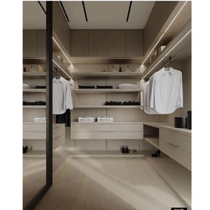 ตู้เสื้อผ้าเฟอร์นิเจอร์ห้องนอนตู้เสื้อผ้า MFC ขนาดพิเศษพร้อมฝาปิดเมลามีนจากเวียดนาม - Product Image 2