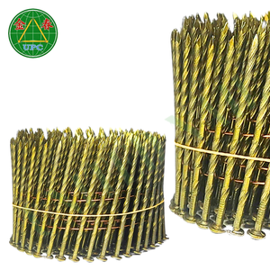 Clavos de bobina de acero galvanizado al mejor precio para pistola de clavos neumática con cabeza plana y tornillo/tipo de vástago liso para fabricación de paletas - Product Image 4