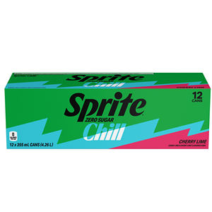 Soda Spritee Chill Zero Sugar à la cerise et au citron vert, de haute qualité, nouveau, vente en gros, 12 fl oz, boîtes de 12, boisson rafraîchissante - Product Image 6