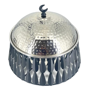 Olla clásica de acero inoxidable para servir, acabado Chapado en plata, decoración de mesa de Color minimalista personalizada, suministros de alimentos - Product Image 3