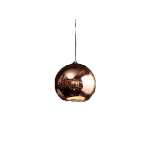 Lampe suspendue en cuivre rose doré, style moderne minimaliste, globe, pour îlot de cuisine, salle à manger ou décoration intérieure - Product Image 5