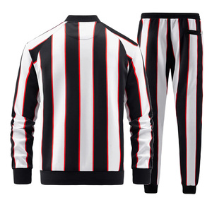 Ropa Deportiva personalizada con cremallera para hombre, chándal masculino de poliéster para correr, entrenamiento muscular, sudadera y Joggers - Product Image 5