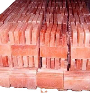 Briques, blocs et dalles de sel rose de l'Himalaya pour les murs de la salle de sel et la cuisine - Product Image 1