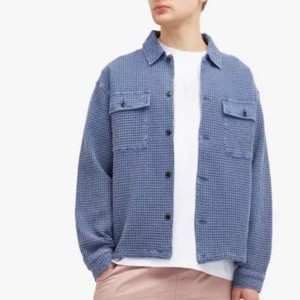 Elegante camisa de gofres para hombre: de alta calidad, suave y perfecta para uso diario y actividades al aire libre - Product Image 3