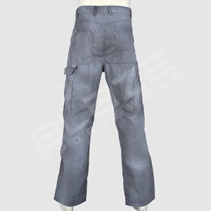 High Quality <b>Men's</b> Vintage Straight Jeans Custom Loose Fit Baggy with Logo Distressed Softener Fabric High Street - Product Image 3