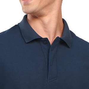 Nuevos polos de verano de alta calidad, camisas informales de Negocios Sociales de manga corta a la moda para hombres, polos con cuello levantado para hombres - Product Image 2