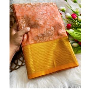Sari indio tradicional para mujer con bordado detallado y diseño elegante, perfecto para festivales y fiestas - Product Image 1