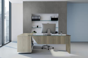 Sonoma Oak Light HPL SF-7777 Produit pour immeubles de bureaux Fabriqué en Inde - Product Image 2