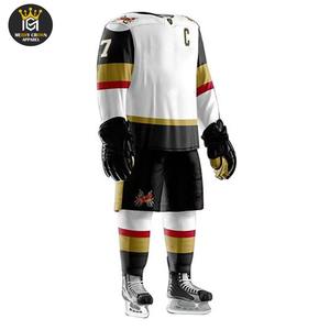 ชุดยูนิฟอร์มโพลีเอสเตอร์ฮ็อกกี้น้ำแข็ง100% ปรับแต่งได้พร้อมฟีเจอร์แห้งเร็วและกันน้ำ - Product Image 1