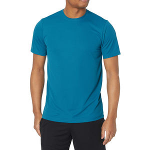 Anti-rides 100% coton vente en gros de haute qualité Polyester t-shirts Sublimation t-shirts plaine impression personnalisée blanc noir bleu - Product Image 2