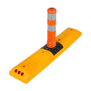 Botón de Demarcación de Carriles de 100x45 cm con Delimitador, Barrera de Tráfico - Product Image 1