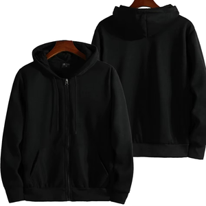 Sudadera con Capucha de Forro Polar con Cierre y Hombros Caídos para Mujer/Hombre, Sudadera con Capucha de Manga Larga a la Moda, Oferta, Informal, Otoño Invierno - Product Image 3