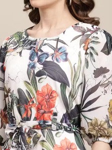 เดรสยาวทำจากผ้าฝ้ายแบบบล็อกด้วยมือสไตล์อินเดียชุดของขวัญแต่งงานเจ้าสาวแบบมีเอกลักษณ์ชุดใส่ในฤดูร้อนชุดเดรสพิมพ์ลายดอกไม้ของขวัญสำหรับเธอลดราคา - Product Image 2