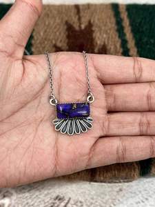 Hecho a mano plata esterlina chapado en oro bisel ajuste uva Dahlia collar único artesano joyería elegante diseño Floral para mujeres - Product Image 5