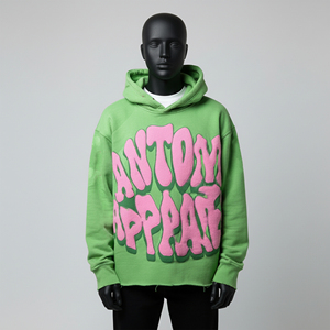 เสื้อมีฮู้ดผู้ชาย500ผ้าฝ้าย100% 600 GSM รุ่นครอปที่มีซิปรูดรูดขึ้นโลโก้ออกแบบได้ตามต้องการ - Product Image 2