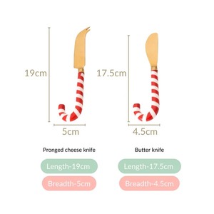 Festive Noël Poignée Cuillère Fourchette Couteau Ensemble pour Banquet Salles Restaurants Maisons Restauration Événements et Vacances Vaisselle À La Main - Product Image 3