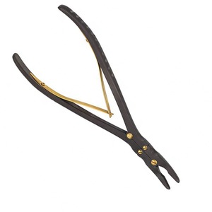 Rongeur d'os à double articulation CE | Pince chirurgicale robuste en acier inoxydable à double action, morsure de 2mm, 9.0 ", - Product Image 4