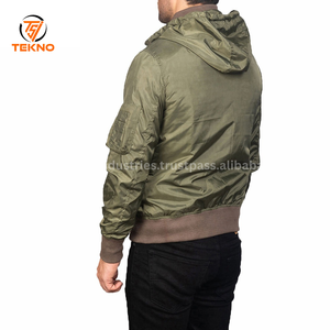 Logo personnalisé Automne Hommes Collège Manteau Vol Baseball Bomber Vestes Outwear Bomber Veste pour hommes Confortable OEM service - Product Image 4