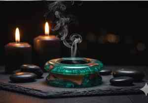 Brûleur à encens arabe en bois et résine de luxe pour la fragrance d'intérieur et la décoration du Moyen-Orient à prix réduit - Product Image 4