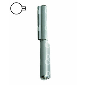 CHAPEAU CHARNIÈRE goupille fixe acier poli - Product Image 1